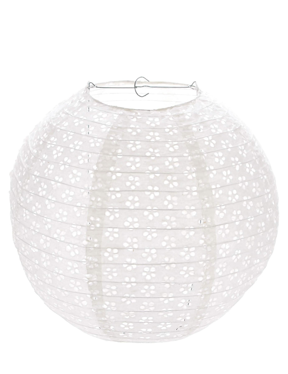 Lanterne dentelle vintage japonaise pour décoration blanche
