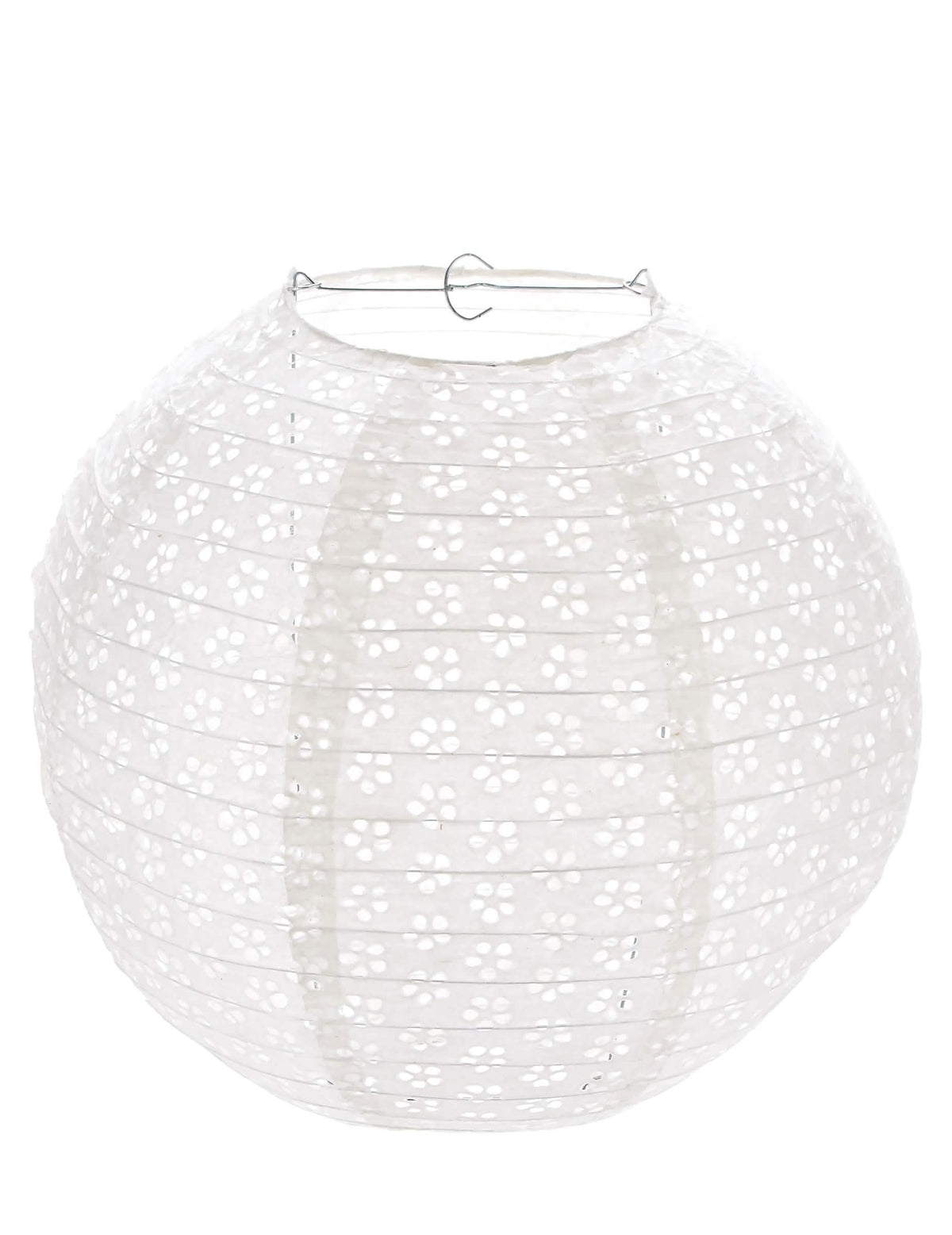 Lanterne dentelle vintage japonaise pour décoration blanche