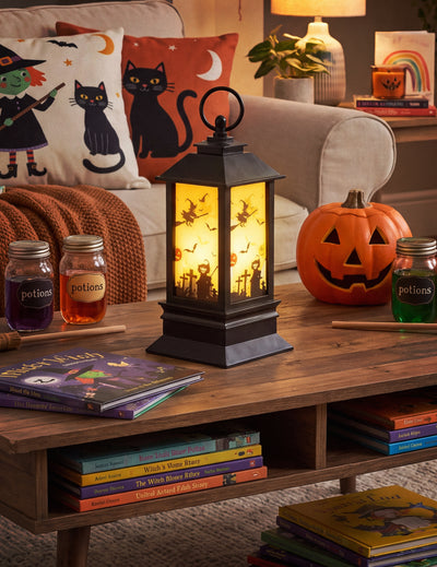 Farol de luz de Halloween 18 x 9 cm