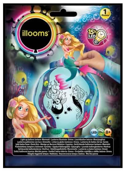 Lámpara sirenas para niño azul luminosa LED