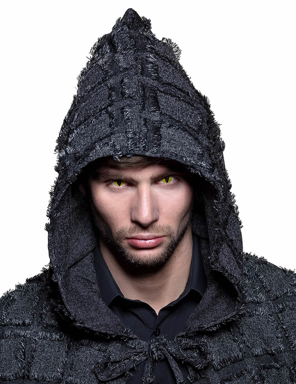 Mise en situation des lentilles fantaisie oeil reptile