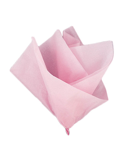 10 Hojas de papel de seda rosa pastel
