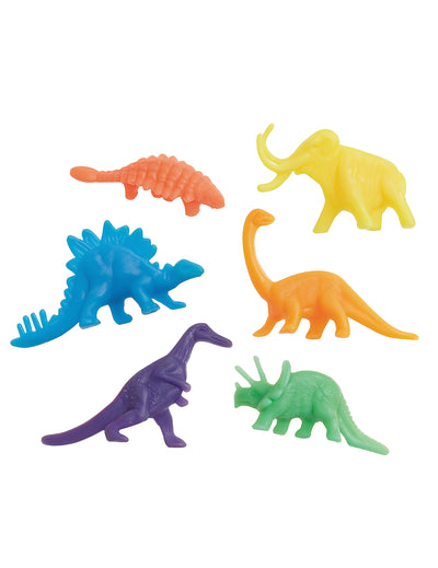 12 Figuras de dinosaurios de plástico
