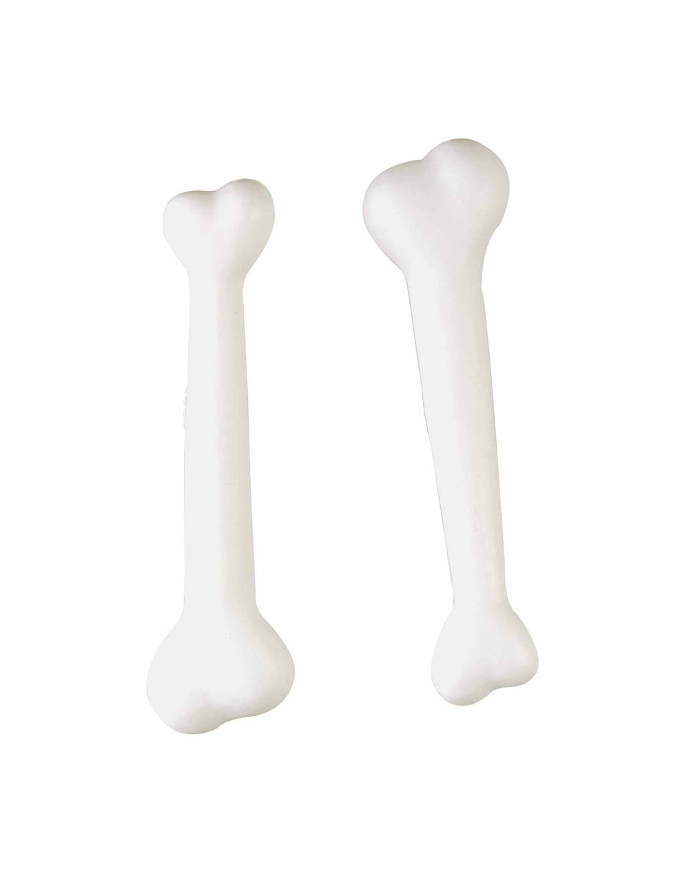 Lote de 2 huesos de plástico de esqueleto blancos para halloween