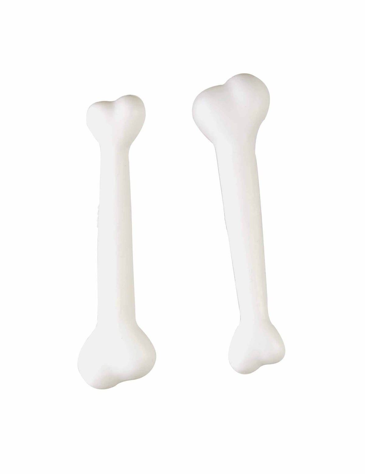 Lote de 2 huesos de plástico de esqueleto blancos para halloween