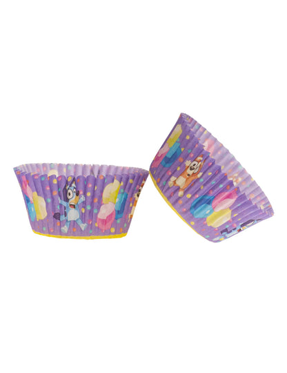 Set de 25 cápsulas para cupcakes Bluey y Bingo™ 5 × 3 cm