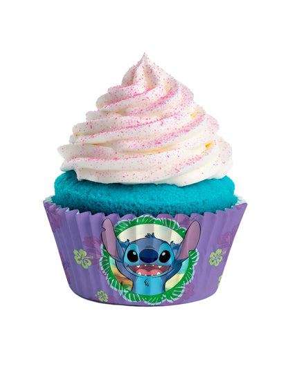 Lote de 25 moldes para cupcakes Stitch™ 5 × 3 cm