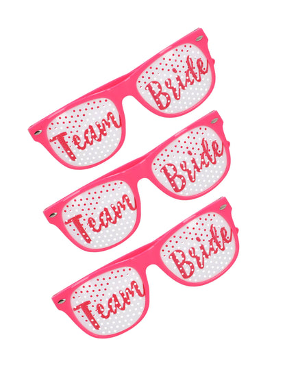 Lote de 3 gafas Team Bride para adulto