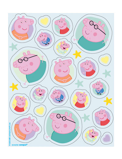 Set de 4 láminas de pegatinas Peppa Pig™