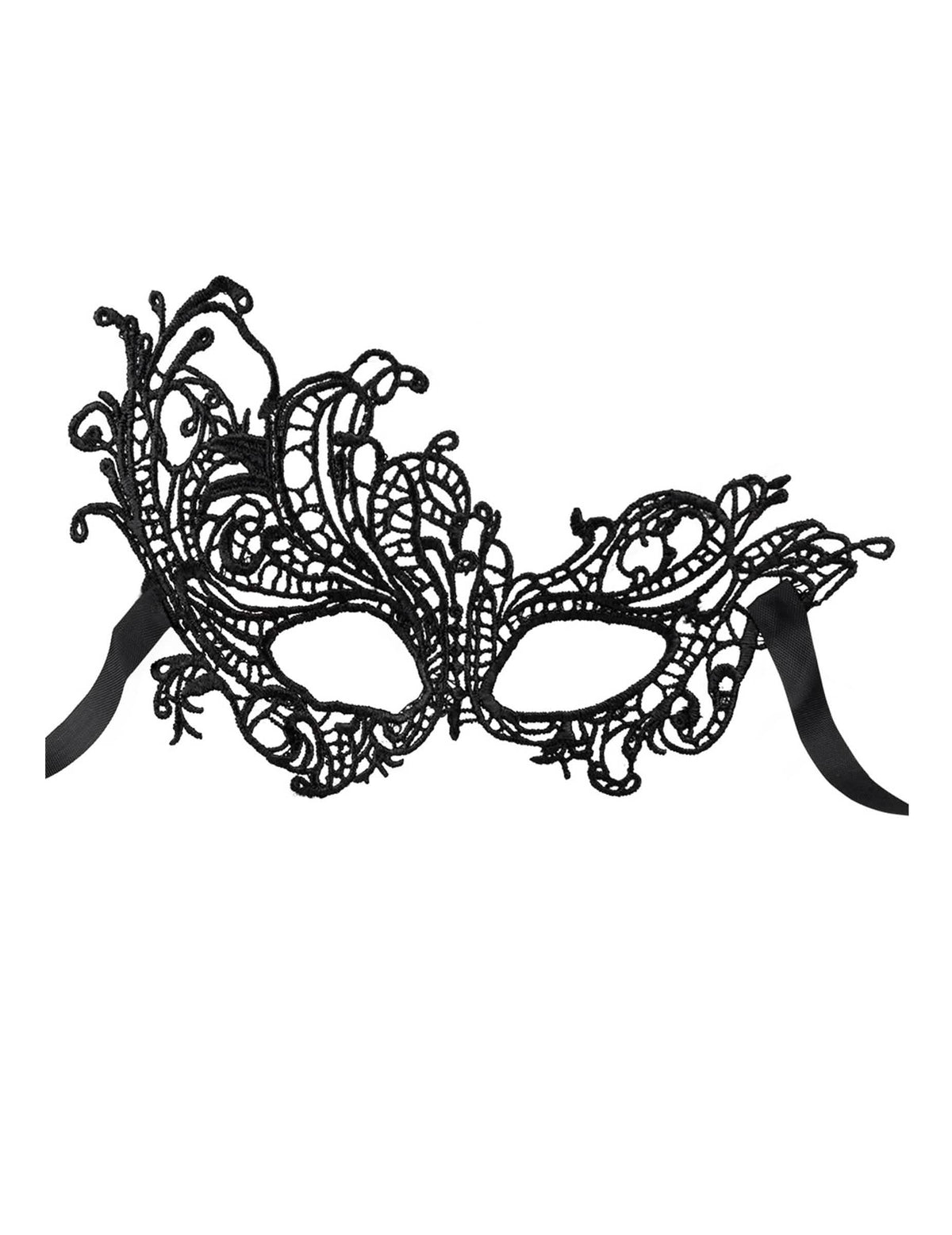 Vue de face du loup en dentelle pour femme