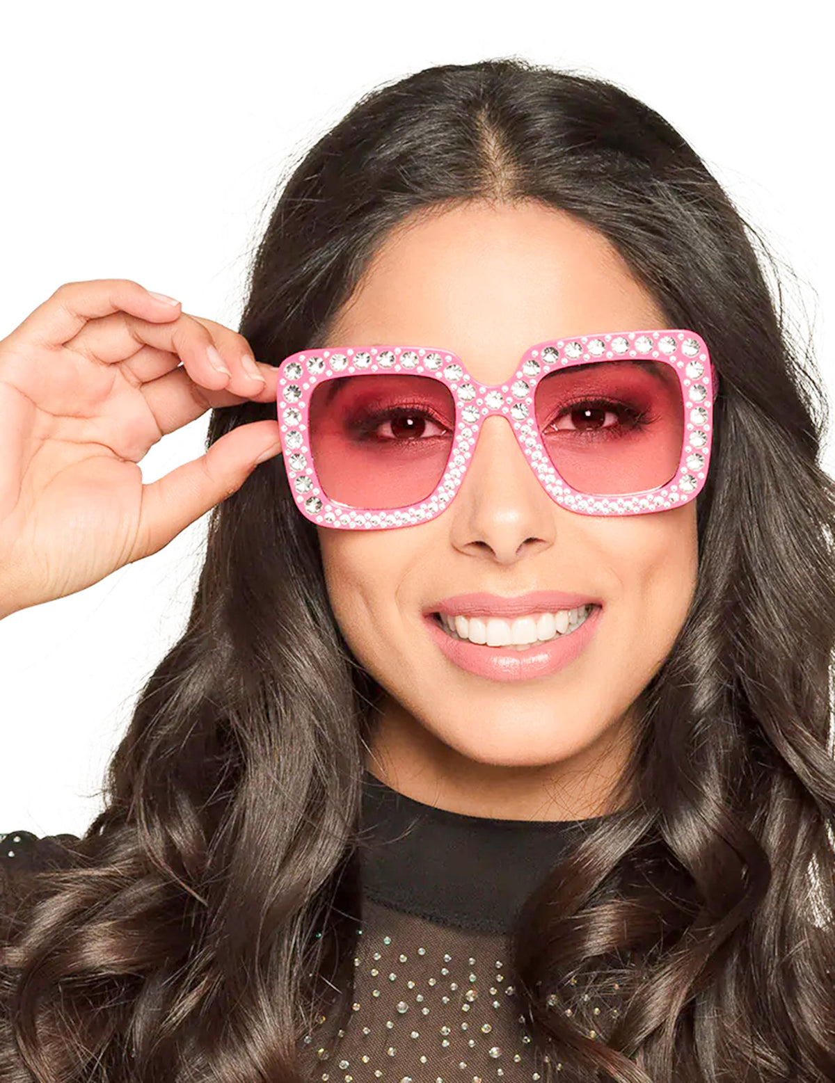 Gafas bling bling rosa