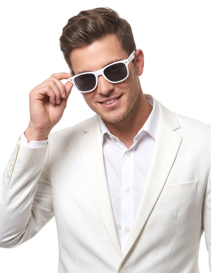 Gafas blues blancas adulto