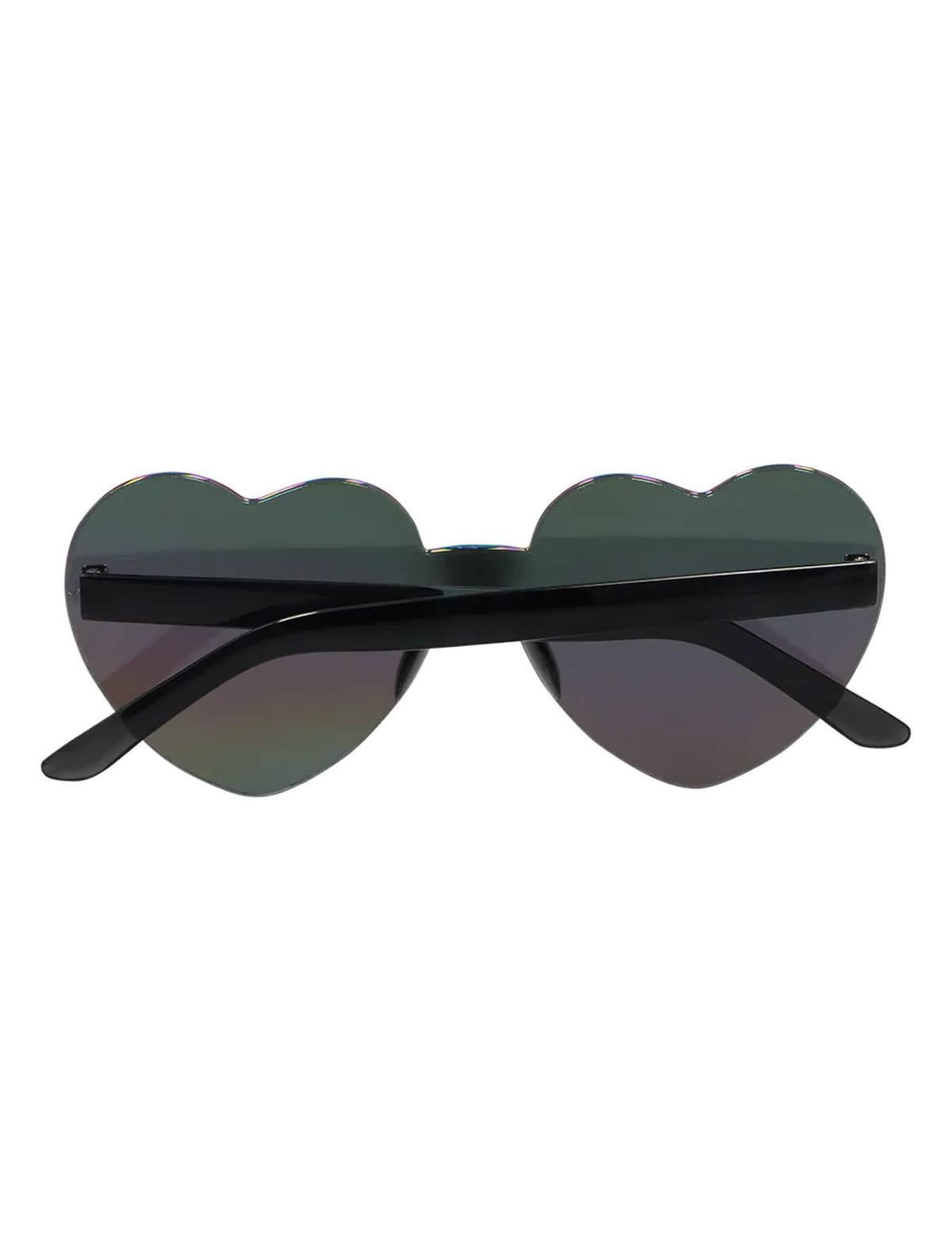 Gafas de corazones efecto espejo para adulto