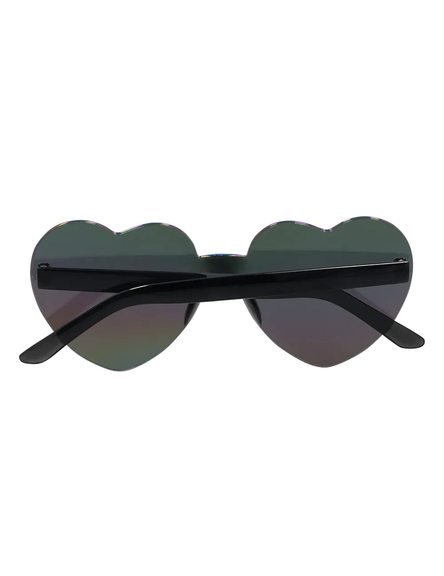 Gafas de corazones efecto espejo para adulto