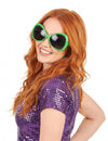 Gafas disco adulto verde