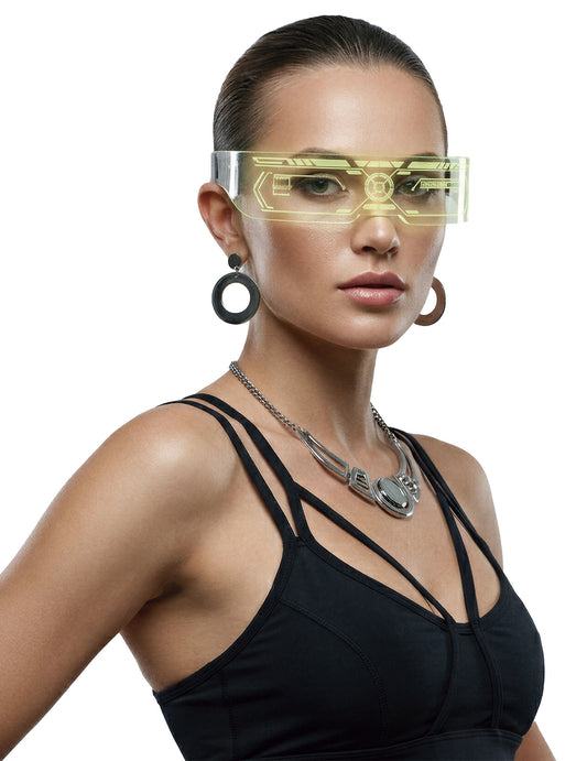 Gafas futuristas con LED