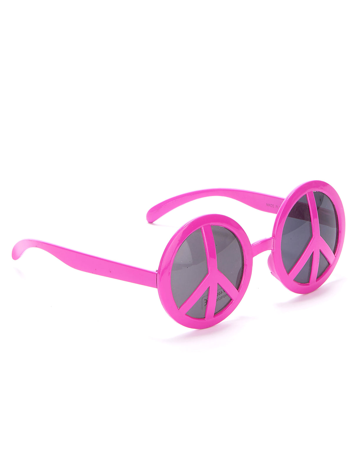 Gafas hippies rosas para adulto