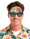 Lunettes humoristiques Drunk-O-meter pour adulte noires avec jauge colorée