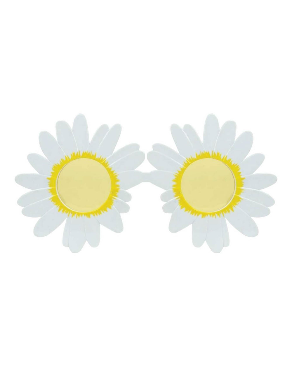 Vue de face des lunettes pâquerettes pour adulte