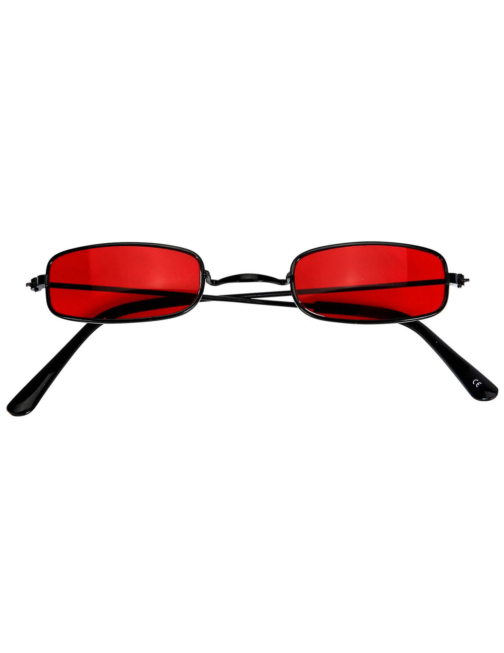 gafas de vampiro para adulto rojas con montura negra