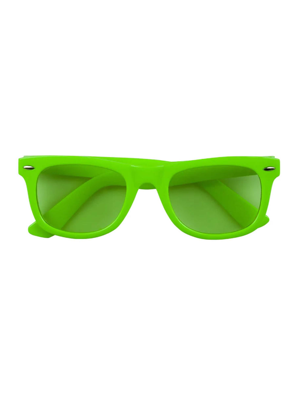 Vista de frente de las gafas de los 80s