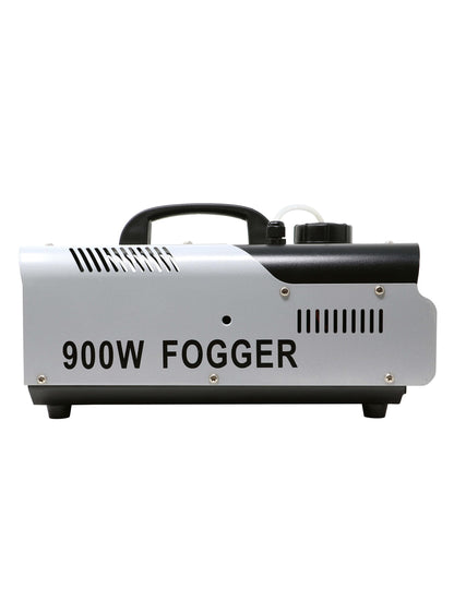 Vue de profil de la machine à fumée 900W avec télécommande