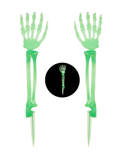 Manos de esqueleto fosforescentes 46 cm