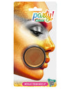 Maquillaje dorado metalizado