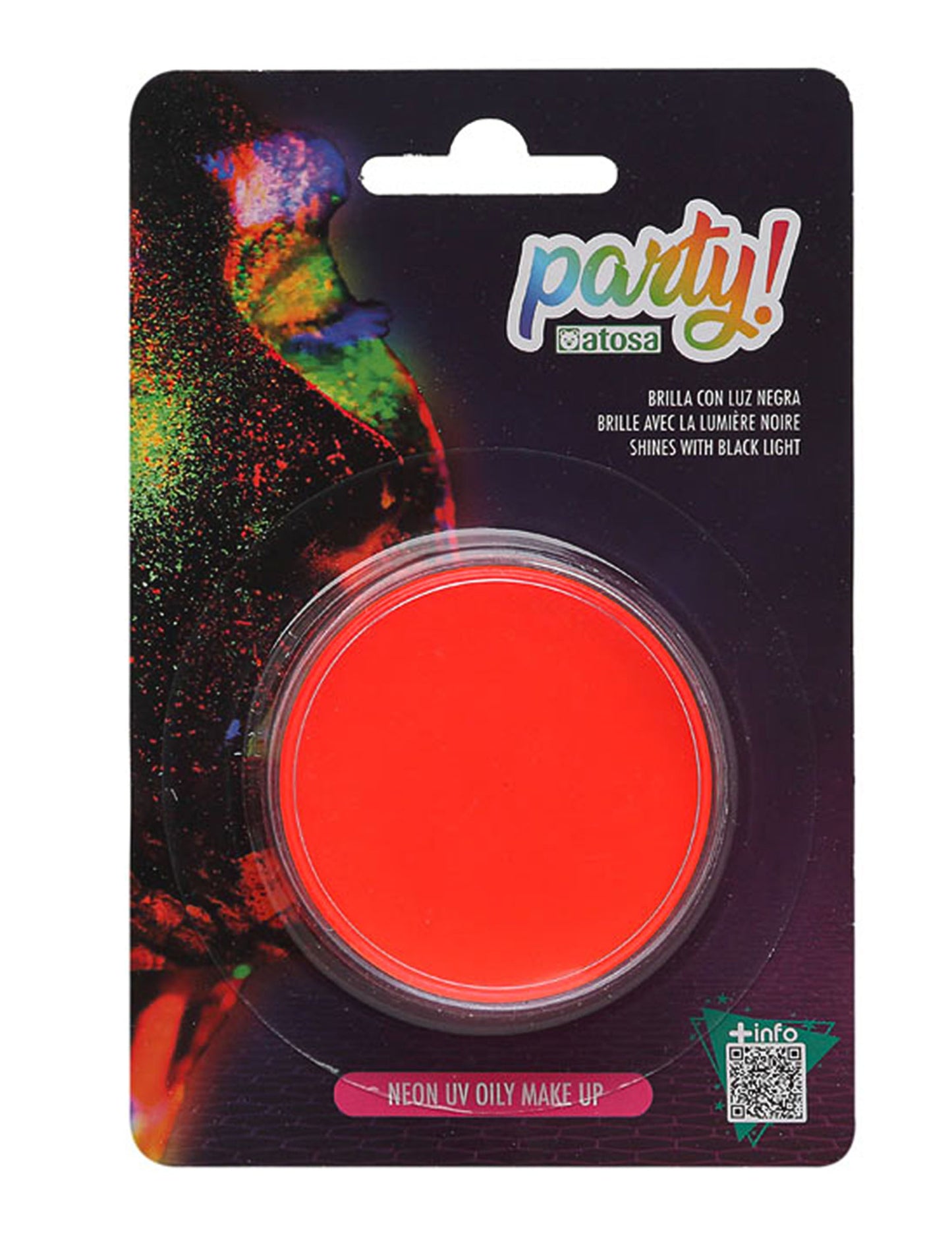 Maquillaje naranja neón 7,8 g