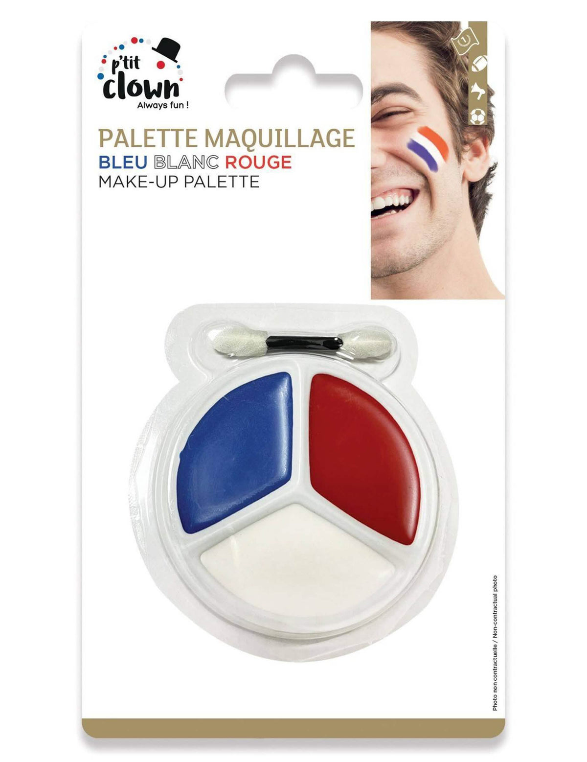 Vista del packaging del maquillaje aficionados francia