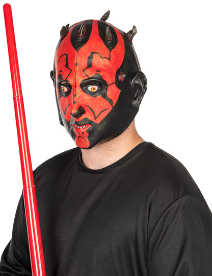 Vue de profil du masque 3/4 Darth Maul Star Wars