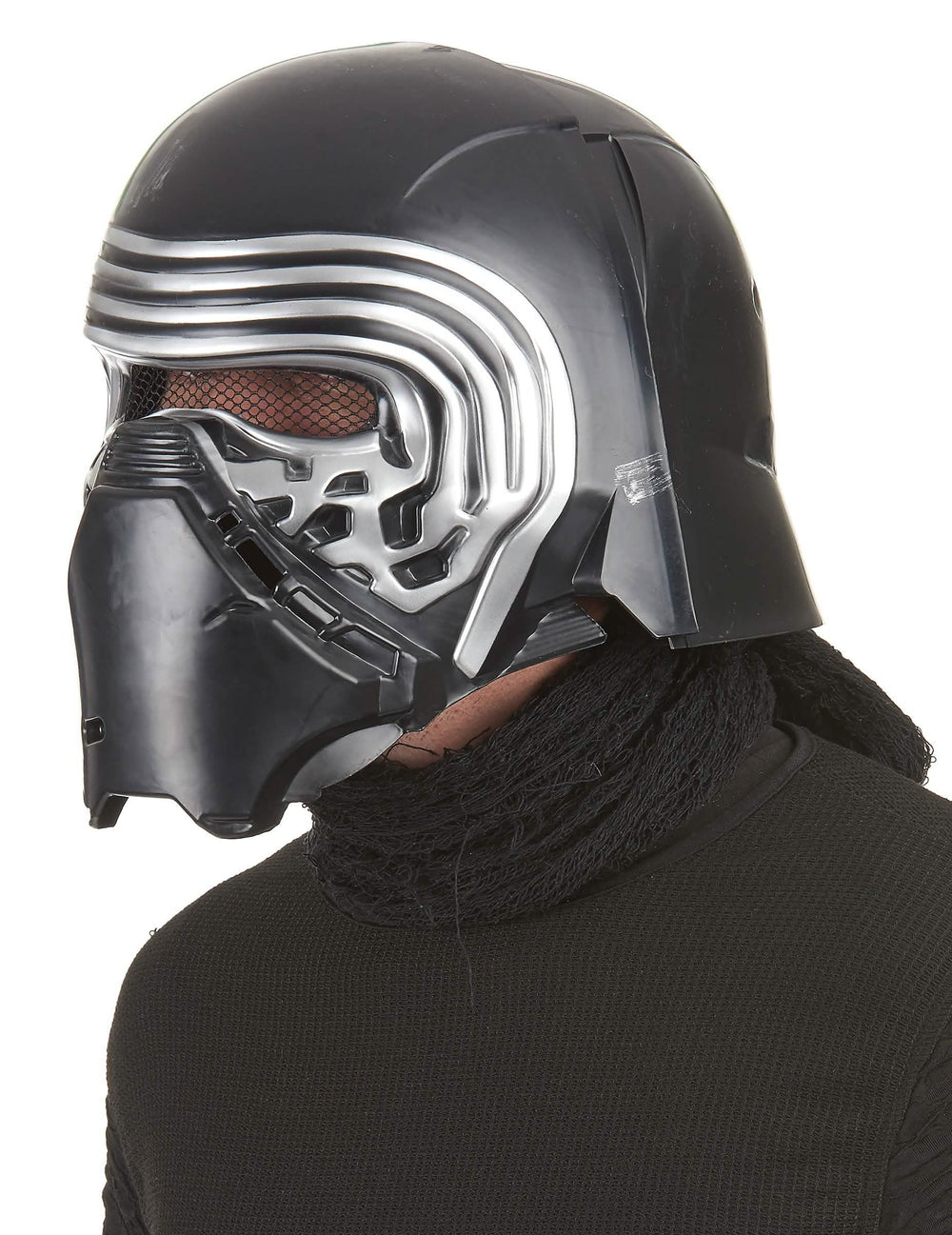 Vue de profil du masque luxe casque 2 pièces Kylo Ren Star Wars VII™