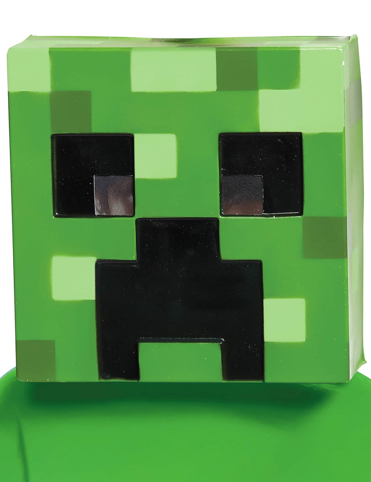 Masque Creeper Minecraft™ pour enfants vert à pixels