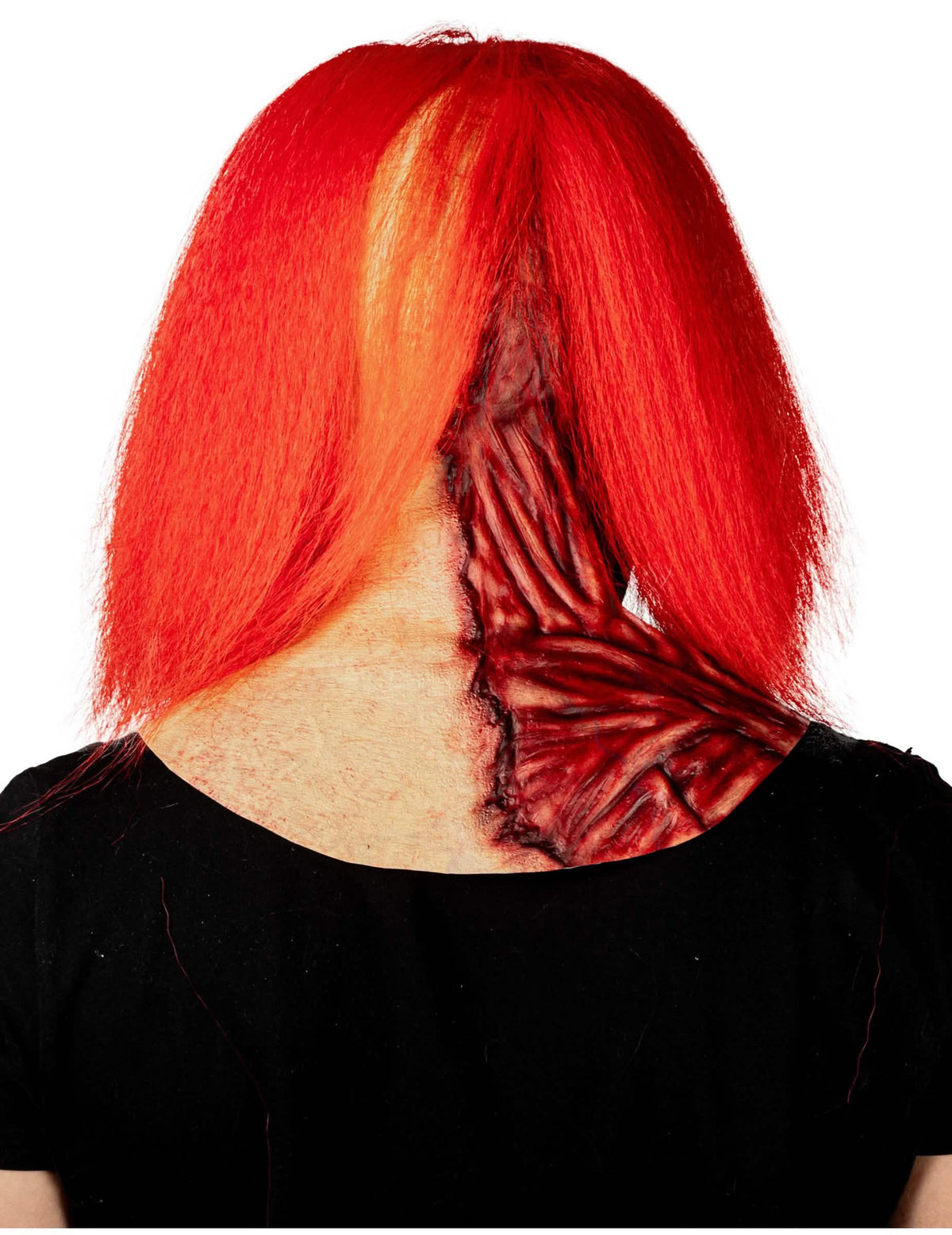 Máscara de payaso de doble cara hiperrealista premium para adulto