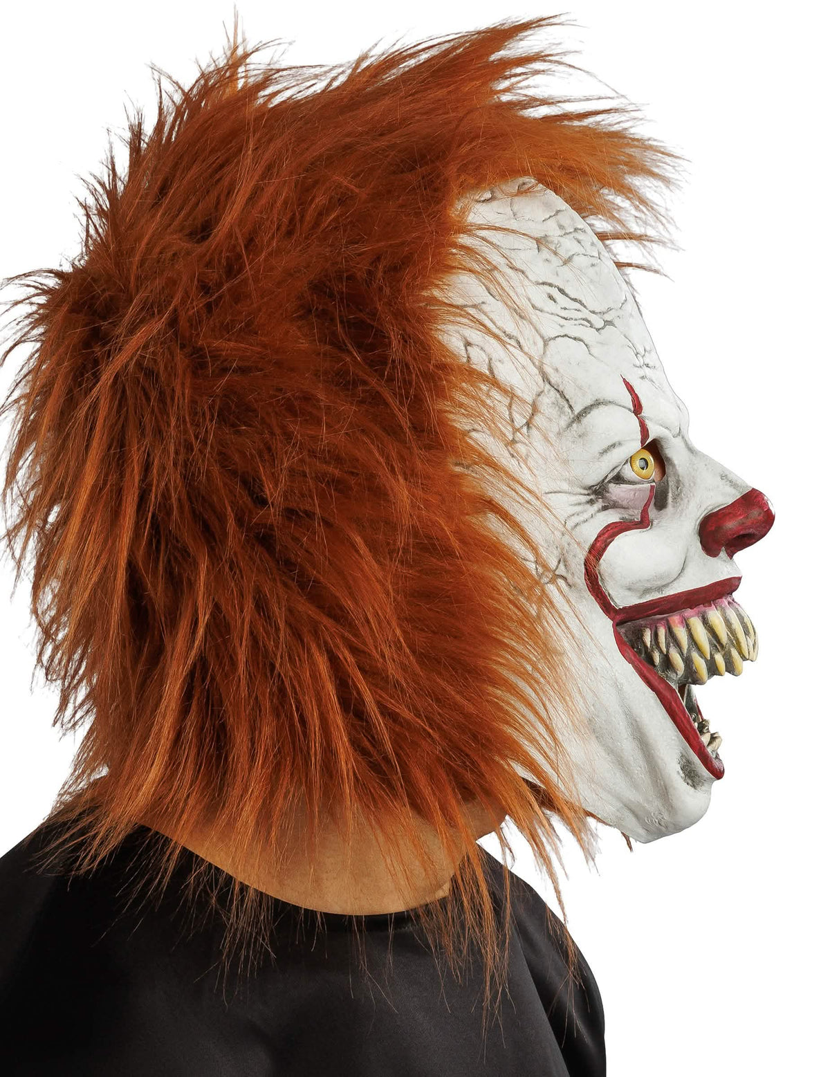 Máscara de látex de payaso asesino de lujo para adulto