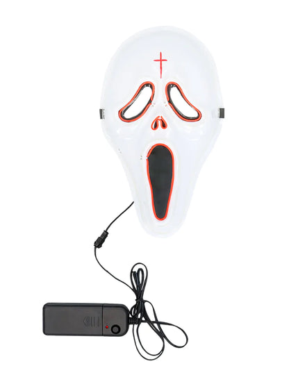 Máscara LED fantasma asesino adulto