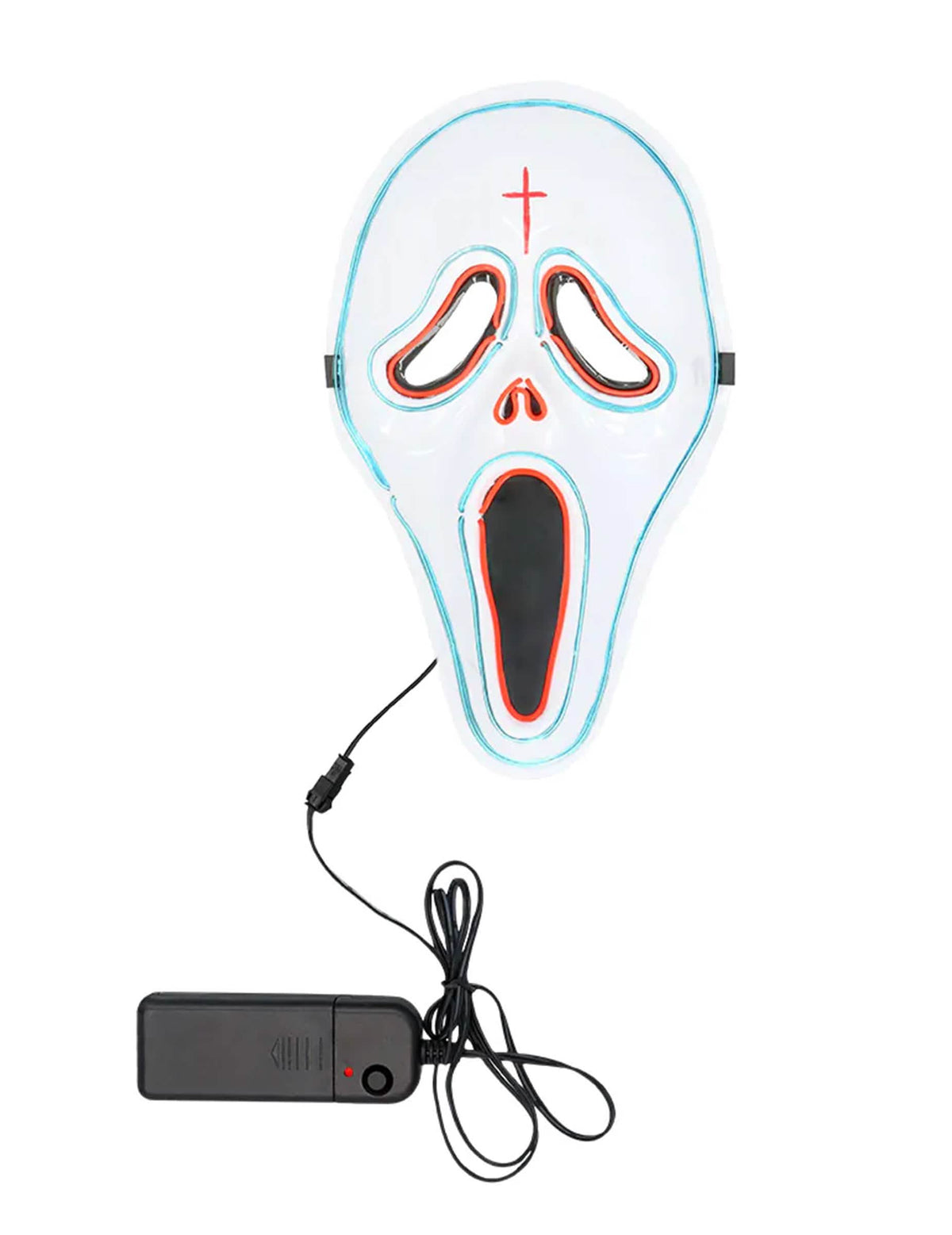 Máscara LED fantasma asesino adulto