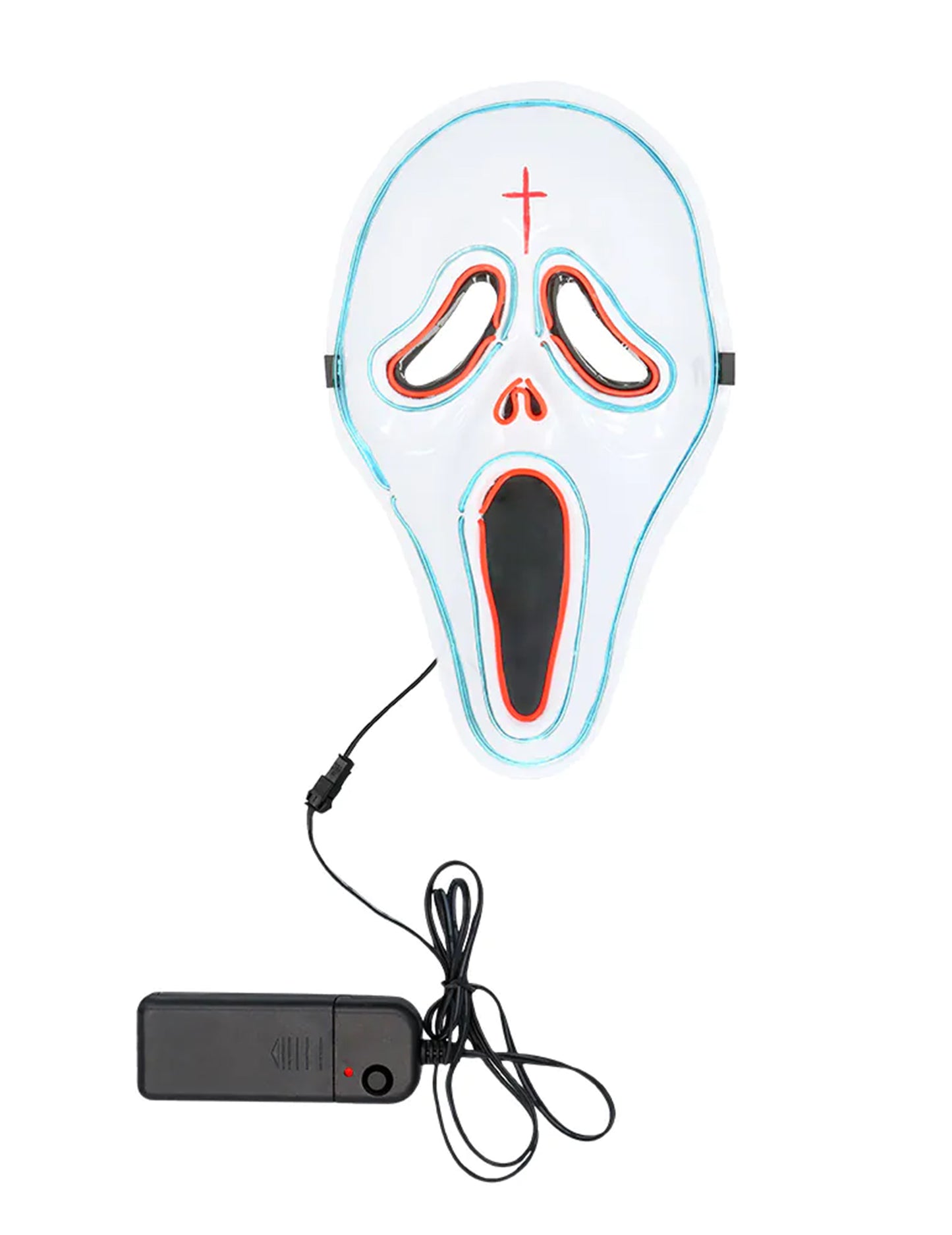 Máscara LED fantasma asesino adulto