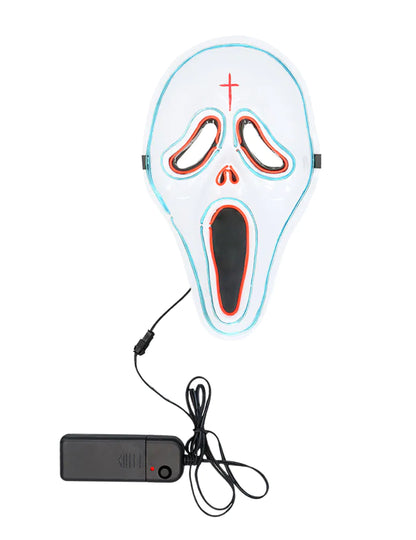 Máscara LED fantasma asesino adulto