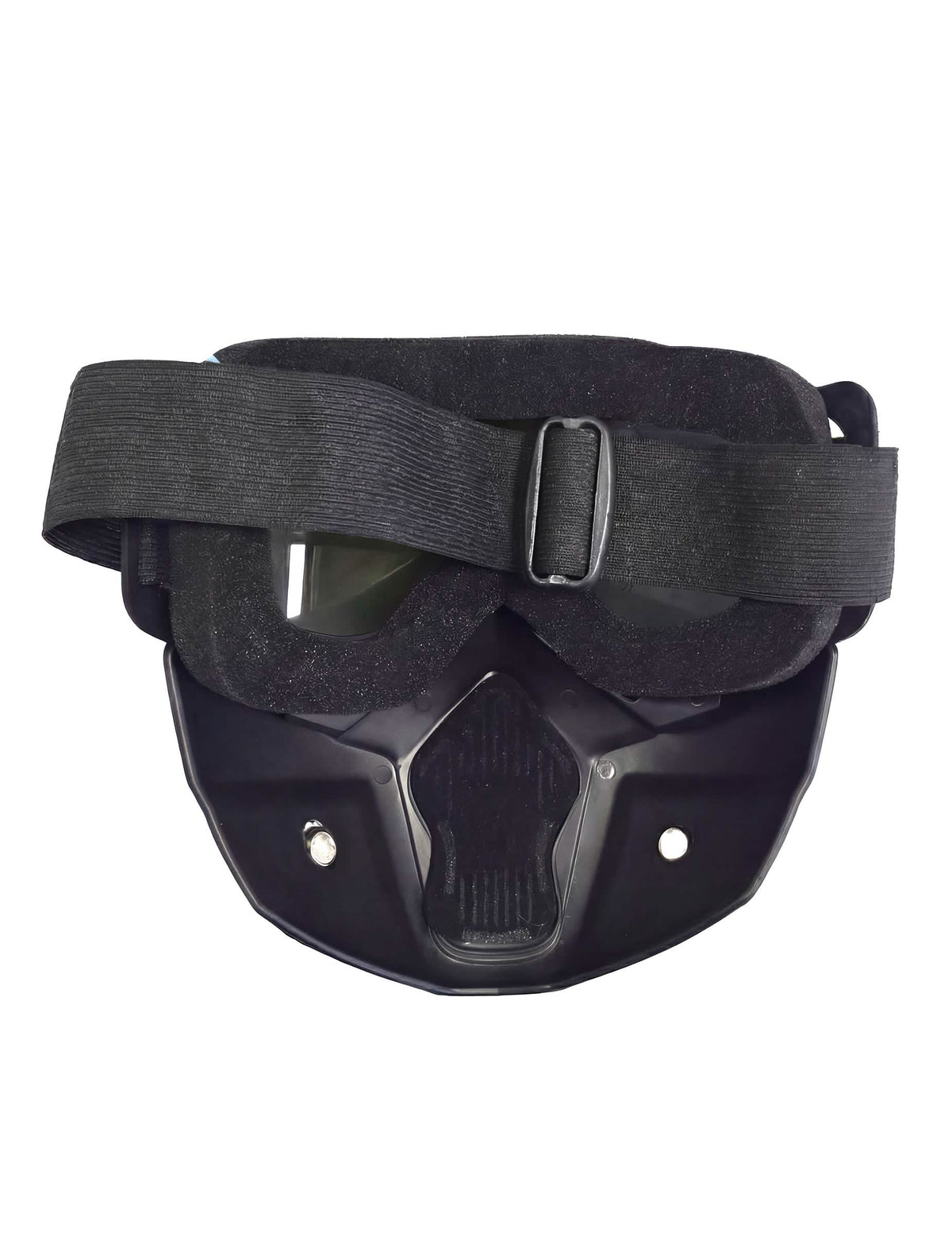 Vue de dos du masque protection militaire pour adulte