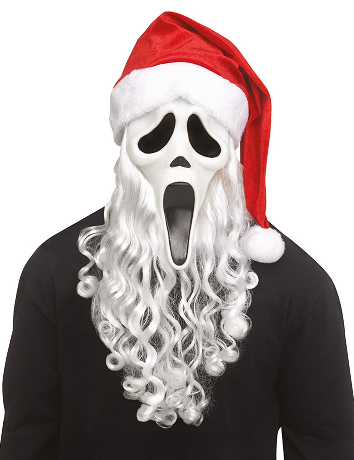 Máscara Scream™ de Navidad adulto