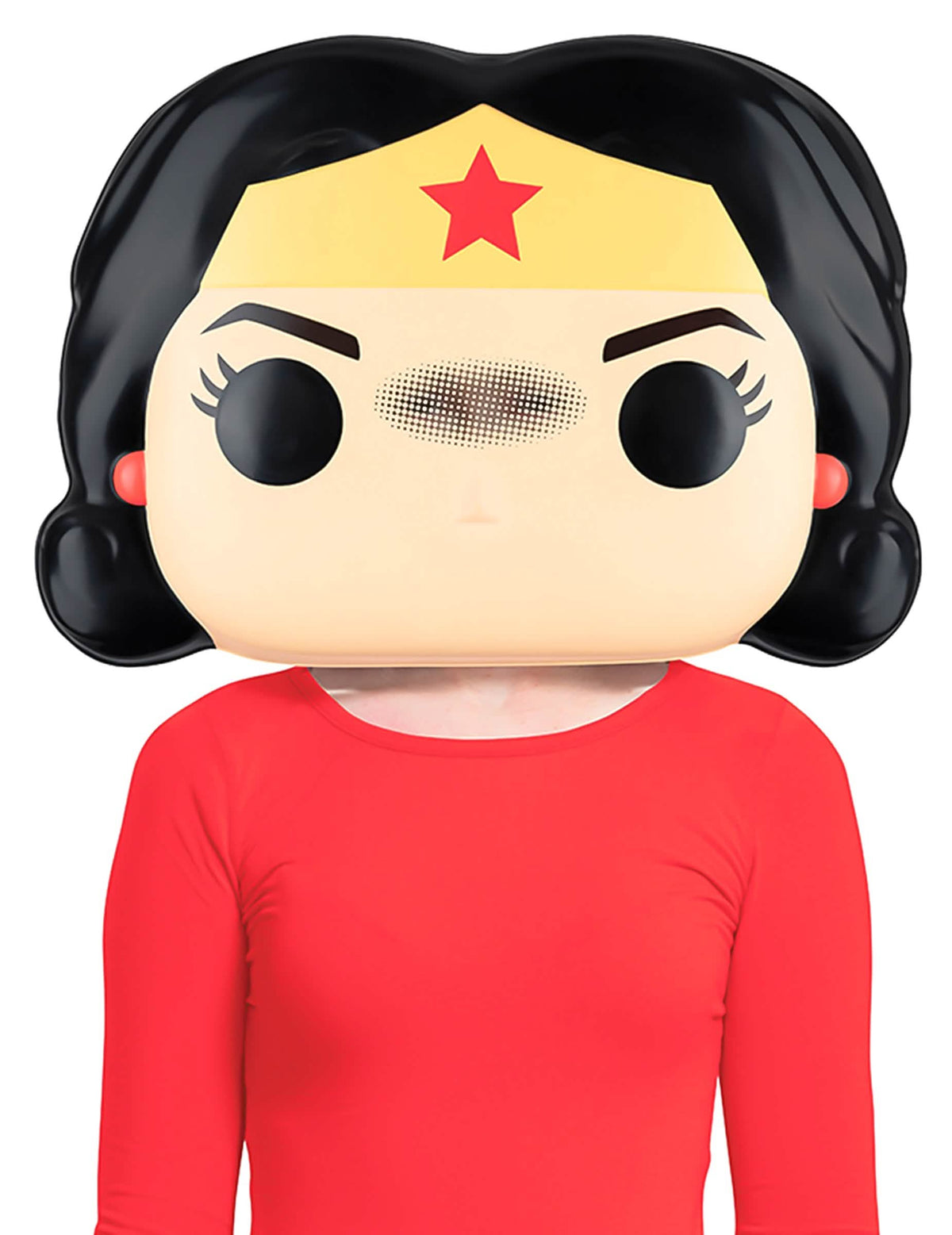 Masque Wonder Woman Funko Pop™ pour adulte jaune et noir