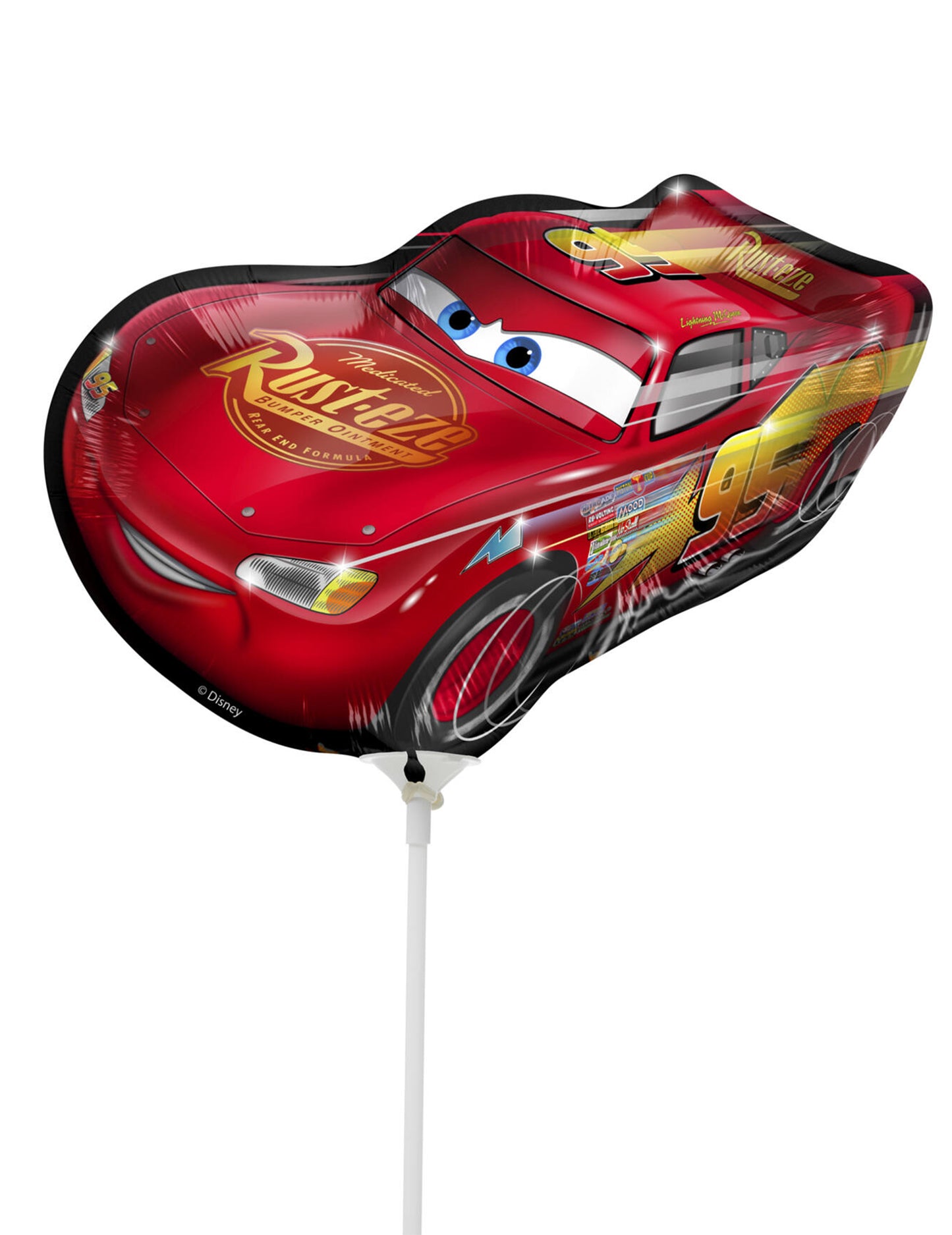 Mini globo de aluminio con forma de Cars™ 29 x 30 cm