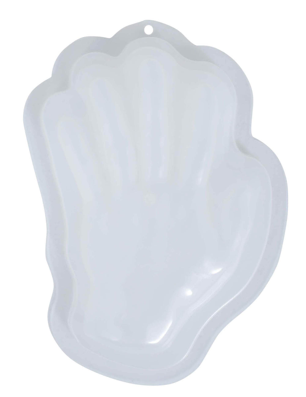 Vue de l'intérieur du moule à gelée en forme de main