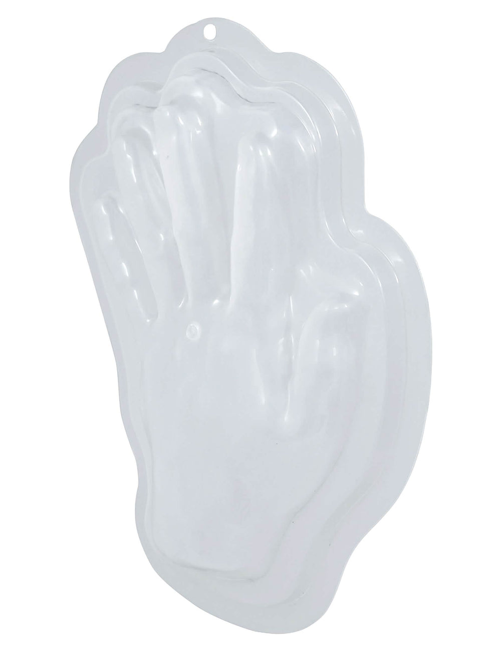 Vue de profil du moule à gelée en forme de main
