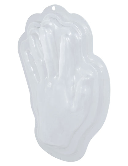 Vue de profil du moule à gelée en forme de main