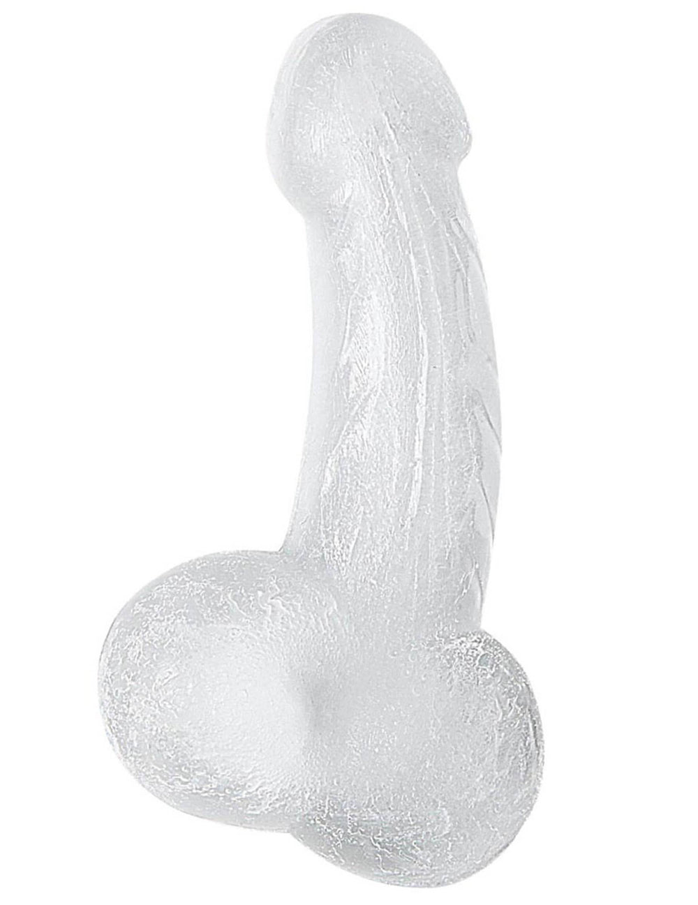 Vista de perfil del cubito del molde de cubitos de hielo pene