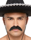 Bigote negro adulto mexicano