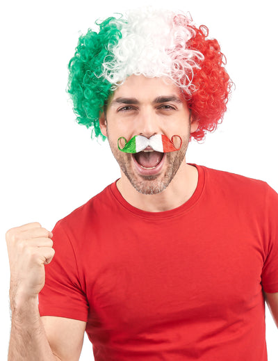 Bigote hincha Italia adulto
