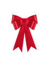 Lazo decorativo de papel rojo 24 x 35 cm